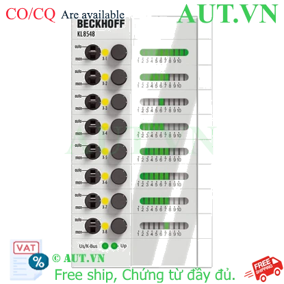 Ảnh của Module 8 kênh analog output 0-10V 12 bit Beckhoff KL8548
