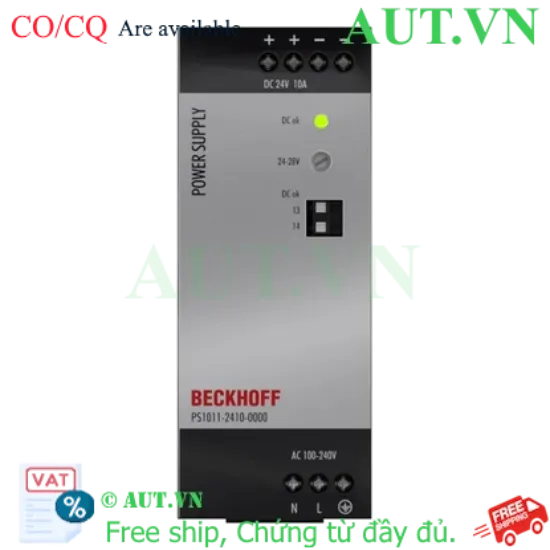 Ảnh của PS1011-2410-0000 | Power supply PS1000; output: 24 V DC, 10 A; input: AC 100…240 V, 1-phase