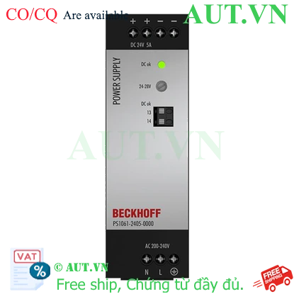 Ảnh của PS1061-2405-0000 | Power supply PS1000; output: 24 V DC, 5 A; input: AC 200…240 V, 1-phase