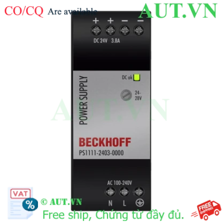 Ảnh của PS1111-2403-0000 | Power supply PS1000; output: 24 V DC, 3.8 A; input: AC 100…240 V, 1-phase, NEC Class 2