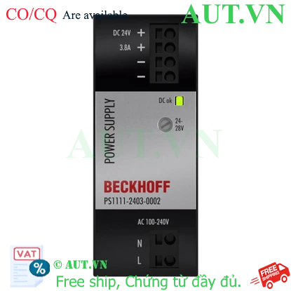 Ảnh của PS1111-2403-0002 | Power supply PS1000; output: 24 V DC, 3.8 A; input: AC 100…240 V, 1-phase