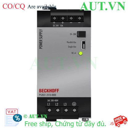 Ảnh của PS2031-2410-0000 | Power supply PS2000; output: 24 V DC, 10 A; input: 3 AC 380…480 V, 3-phase