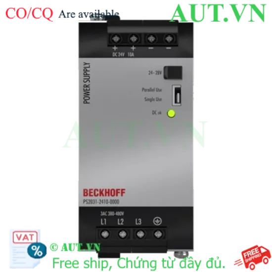 Ảnh của PS2031-2410-0000 | Power supply PS2000; output: 24 V DC, 10 A; input: 3 AC 380…480 V, 3-phase
