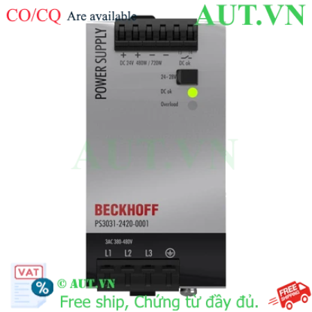 Ảnh của PS3031-2420-0001 | Power supply PS3000; output: 24 V DC, 20 A; input: 3 AC 380…480 V, 3-phase