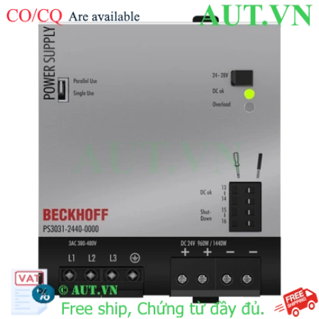 Ảnh của PS3031-2440-0000 | Power supply PS3000; output: 24 V DC, 40 A; input: 3 AC 380…480 V, 3-phase