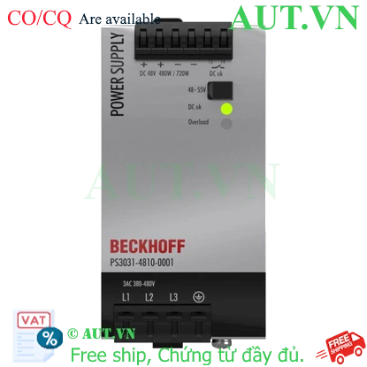 Ảnh của PS3031-4810-0001 | Power supply PS3000; output: 48 V DC, 10 A; input: 3 AC 380…480 V, 3-phase