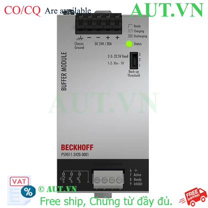 Ảnh của PS9011-2420-0001 | Buffer module PS9000; output: 24 V DC, 20 A, 200 ms; input: 24 V DC