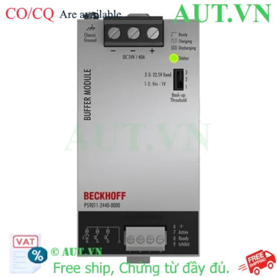 Ảnh của PS9011-2440-0000 | Buffer module PS9000; output: 24 V DC, 40 A, 160 ms; input: 24 V DC
