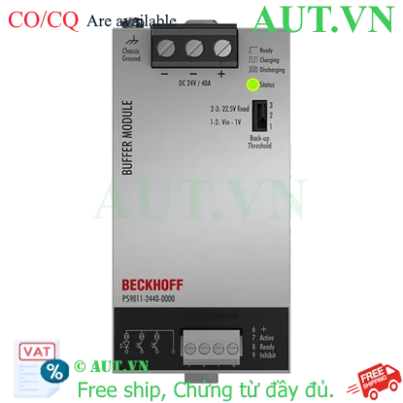 Ảnh của PS9011-2440-0000 | Buffer module PS9000; output: 24 V DC, 40 A, 160 ms; input: 24 V DC