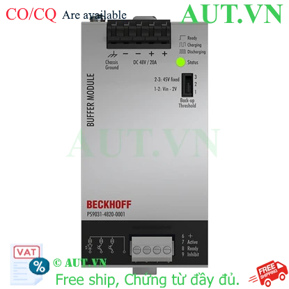 Ảnh của PS9031-4820-0001 | Buffer module PS9000; output: 48 V DC, 20 A, 100 ms; input: 48 V DC