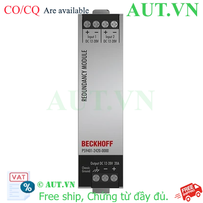 Ảnh của PS9401-2420-0000 | MOSFET redundancy module PS9400; input: 12…28 V DC, 2 x 10 A; output: 12…28 V DC, 1 x 20 A