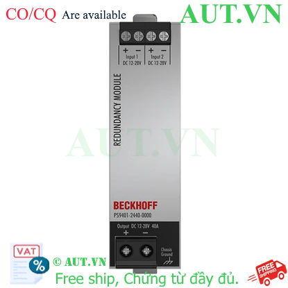 Ảnh của PS9401-2440-0000 | MOSFET redundancy module PS9400; input: 12…28 V DC, 2 x 20 A; output: 12…28 V DC, 1 x 40 A