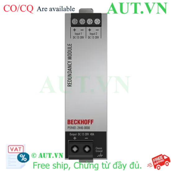 Ảnh của PS9401-2440-0000 | MOSFET redundancy module PS9400; input: 12…28 V DC, 2 x 20 A; output: 12…28 V DC, 1 x 40 A