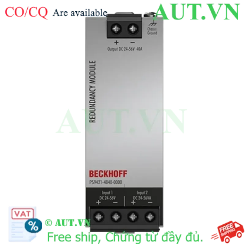 Ảnh của PS9421-4840-0000 | MOSFET redundancy module PS9400; input: 24…56 V DC, 2 x 20 A; output: 24…56 V DC, 1 x 40 A