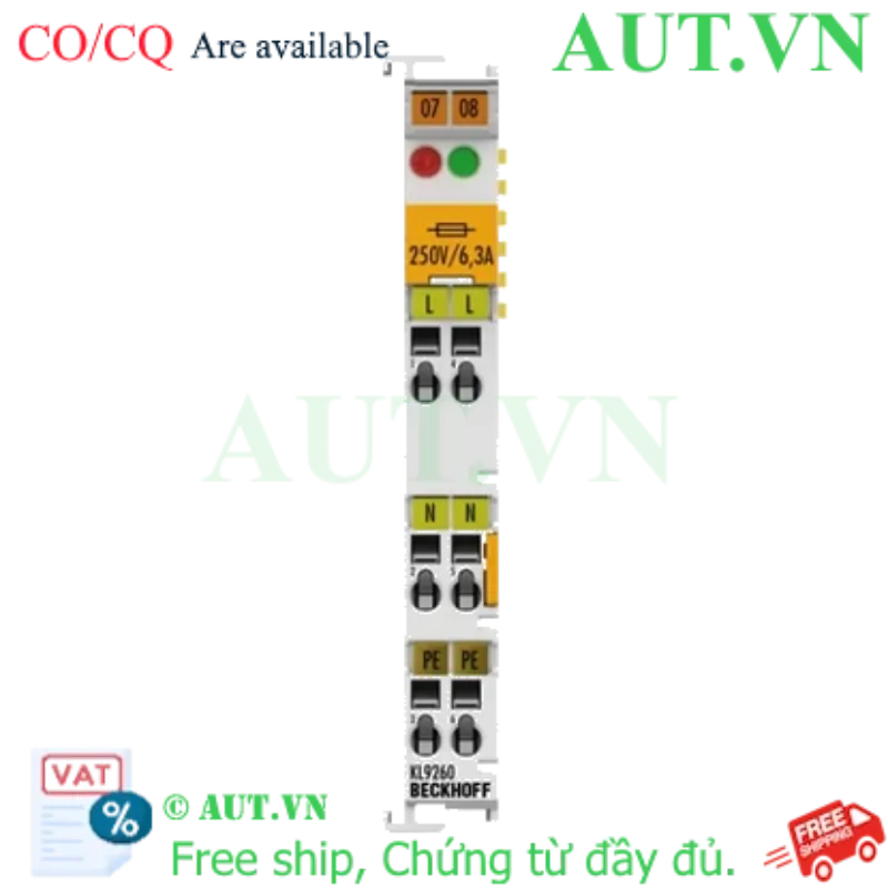Ảnh của Thiết bị đầu cuối cấp nguồn 120-230VAC Beckhoff KL9260