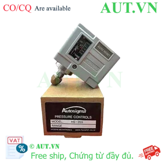 Ảnh của Công tắc áp suất đơn AUTOSIGMA HS-203 