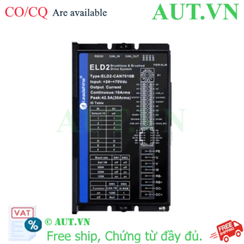 Ảnh của Servo Drive Leadshine ELD2-CAN7010B - Bộ Điều Khiển Servo Chính Hãng