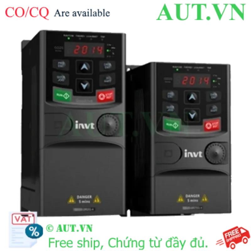 Ảnh của Biến tần INVT GD20-0R7G-S2-BK 0.75kW 1 Pha 220V Chính Hãng AUT VN