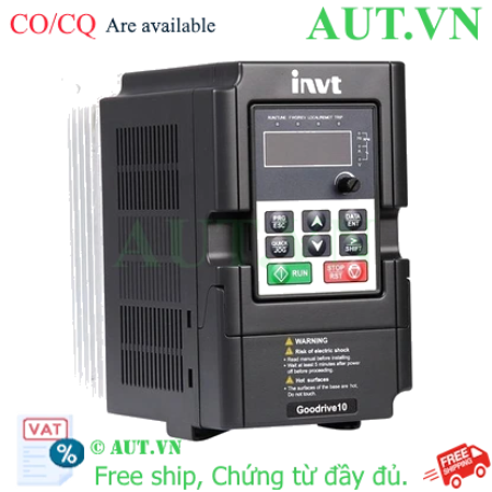 Ảnh của Biến tần INVT GD10-0R7G-S2-B-ZX 0.75kW 1 Pha 220V Chính Hãng