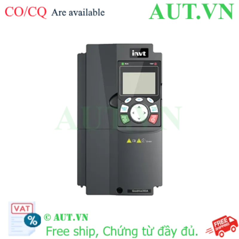 Ảnh của Biến tần INVT GD350A-2R2G/003P-4 (2.2kW/3kW, 3 Pha 380V)
