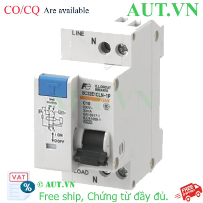 Ảnh của MCB Fuji BC32E1CN-1P 16A 4.5kA
