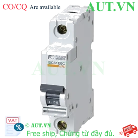 Ảnh của MCB Fuji BC61E0C 10A 10kA 1P