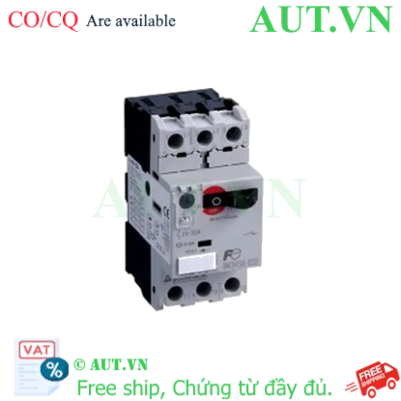 Ảnh của CB Bảo Vệ Động Cơ Fuji BM3RSB-P40 (0.25-0.4A) - Ngắt 100kA, Chống Quá Tải & Mất Pha | AUT VN