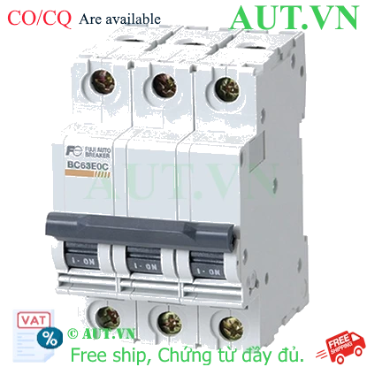 Ảnh của MCB Fuji BC63E0C 10A 10kA 3P