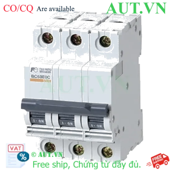 Ảnh của MCB Fuji BC63E0C 20A 10kA 3P