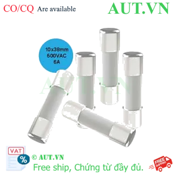 Ảnh của Cầu chì hình trụ 10x38 mm ABB 2CSM256363R1801 (E 9F10 GG6)