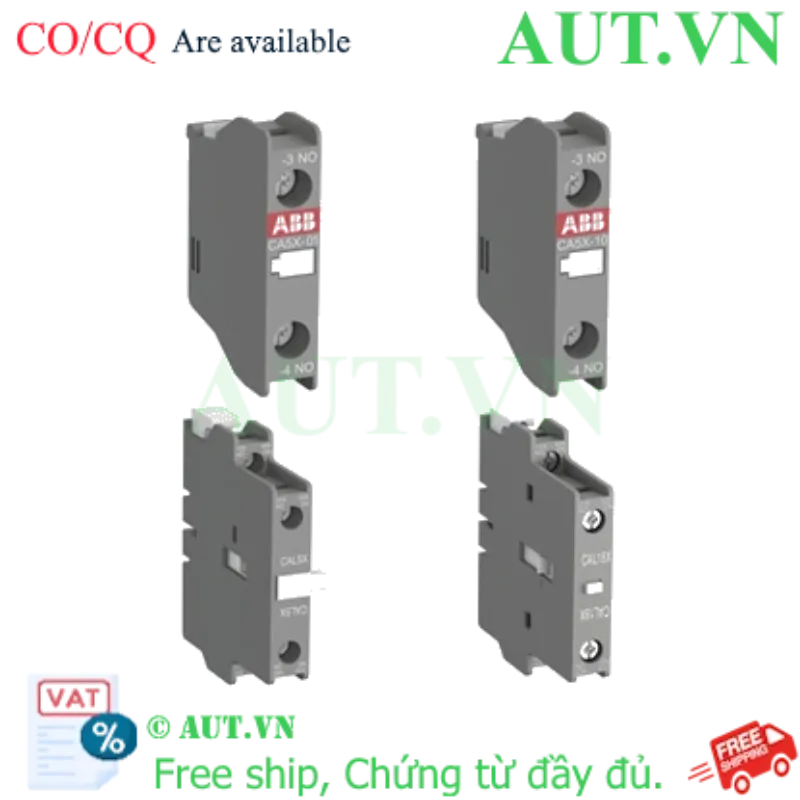 Ảnh của Tiếp điểm phụ ABB CA5X-01 (1SBN019010R1001) 1NC - Lắp mặt trước, Tương thích AX/NX, Chính hãng 1SBN019010R1001 (CA5X-01)