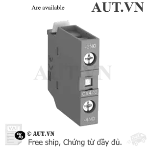 Ảnh của Khối Tiếp Điểm Phụ ABB CA4-10 (1SBN010110R1010) - 1NO, 4A, Gắn Mặt Trước