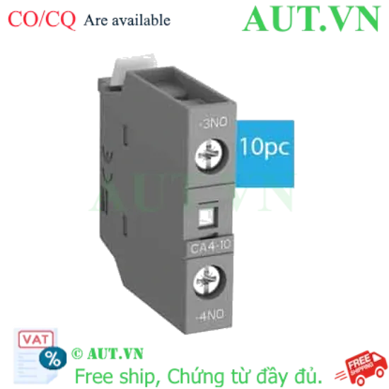 Ảnh của Tiếp Điểm Phụ ABB CA4-10-T (1SBN010110T1010) - 1NO, 4A, Lắp Mặt Trước Siêu Tốc