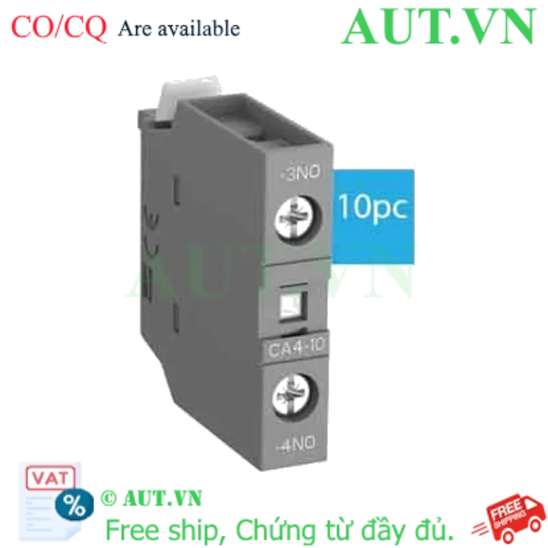 Ảnh của Tiếp Điểm Phụ ABB CA4-10-T (1SBN010110T1010) 1NO 4A Lắp Mặt Trước Siêu Tốc 1SBN010110T1010 (CA4-10-T)