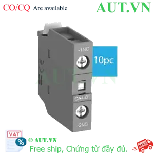 Ảnh của Khối Tiếp Điểm Phụ ABB CA4-01-T (1NC, 4A) - Lắp Mặt Trước Dòng AF/NF | AUT VN