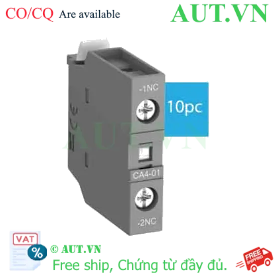 Ảnh của Khối Tiếp Điểm Phụ ABB CA4-01-T (1SBN010110T1001) - 1NC 4A, Gắn Mặt Trước Cho Dòng AF/NF