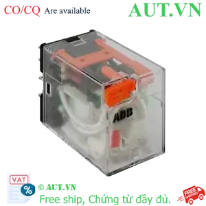 Ảnh của Rơ le trung gian ABB 1SVR405641R1000 (CR-MX024DC2T) - Slim 24VDC, DPDT 7A, Có Nút Test