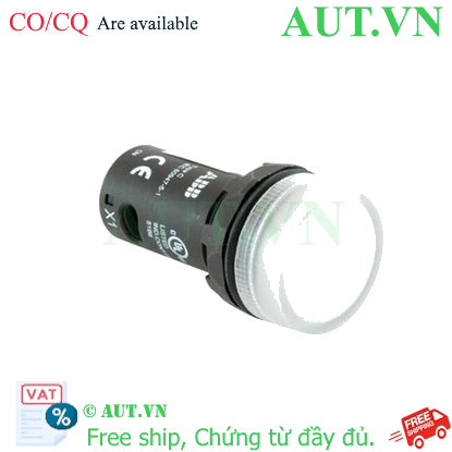 Ảnh của 1SFA619402R5025 – Đèn báo ABB CL-502W, 22mm, 24V AC/DC