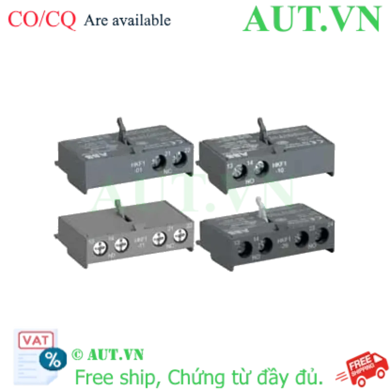 Ảnh của Tiếp điểm phụ ABB HKF1-10 (1SAM201901R1003) 1NO - Gắn mặt trước, Tín hiệu chính xác, Chính hãng AUT VN 1SAM201901R1003 (HKF1-10)