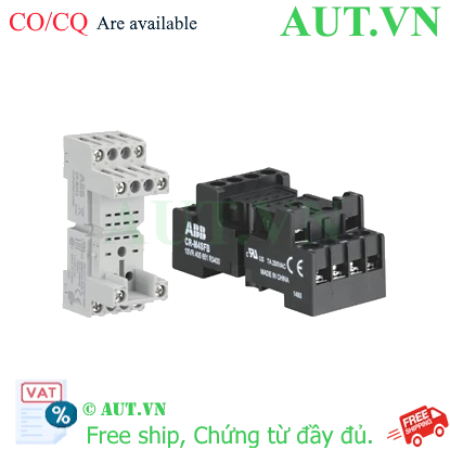 Ảnh của Đế Rơ Le Trung Gian ABB CR-M4LS (1SVR405651R3100) - 14 Chân, 7A, Lắp Ray DIN