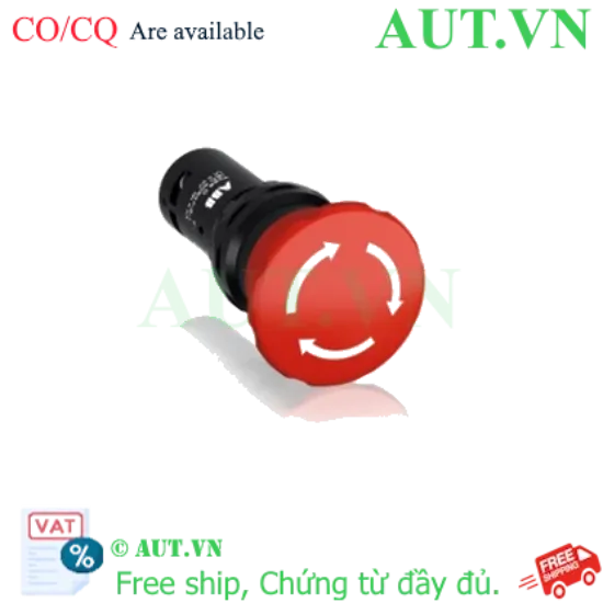 Ảnh của Nút Dừng Khẩn Cấp ABB 1SFA619550R1021 (CE4T-10R-20) - Chuẩn IP69K, Lỗ 22mm, Tiếp Điểm 2NO Siêu Bền