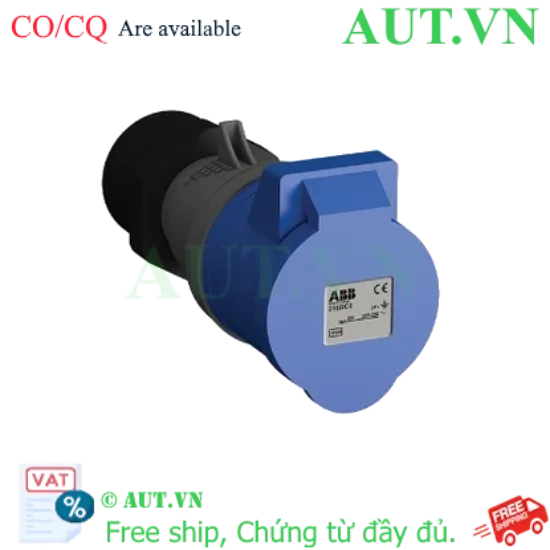 Ảnh của 2CMA102146R1000 – Ổ cắm công nghiệp ABB 216BC6 16A 2P+E 220-250V IP44