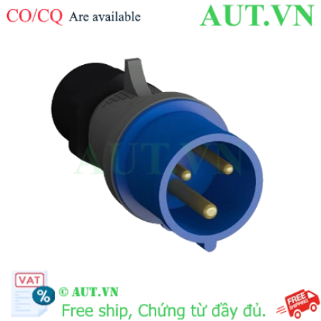 Ảnh của 2CMA102145R1000 – Phích cắm công nghiệp ABB 216BP6 16A 2P+E 220-250V IP44