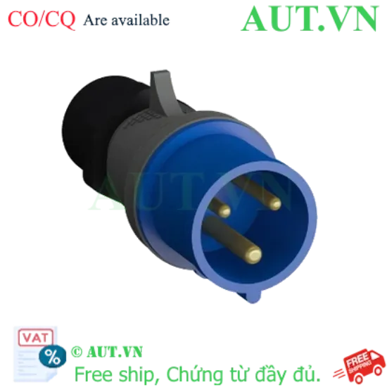 Ảnh của 2CMA102145R1000 – Phích cắm công nghiệp ABB 216BP6 16A 2P+E 220-250V IP44