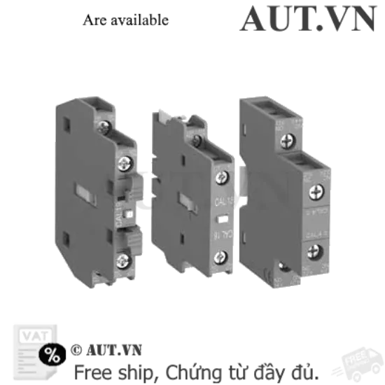 Ảnh của Tiếp điểm phụ ABB CAL4-11 (1SBN010120R1011) 1NO+1NC - Lắp Hông Linh Hoạt, Độ Bền Cao, Chính Hãng AUT VN