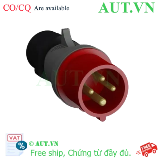 Ảnh của 2CMA102223R1000 – Phích cắm công nghiệp ABB 332BP6 32A 3P+E 380-415V IP44