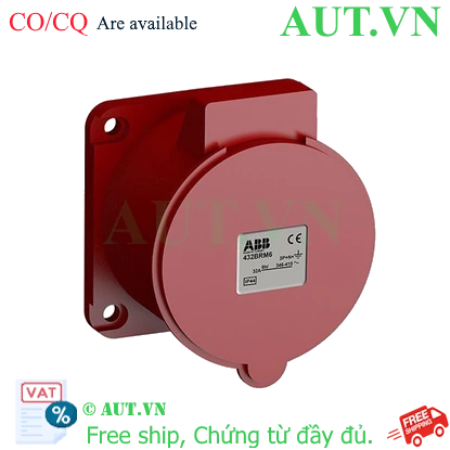 Ảnh của 2CMA102167R1000 – Ổ cắm âm dạng thẳng ABB 316BR6 16A 3P+E 380-415V IP44