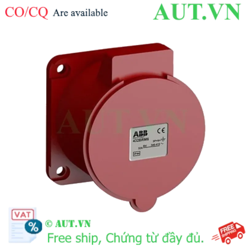 Ảnh của 2CMA102167R1000 – Ổ cắm âm dạng thẳng ABB 316BR6 16A 3P+E 380-415V IP44