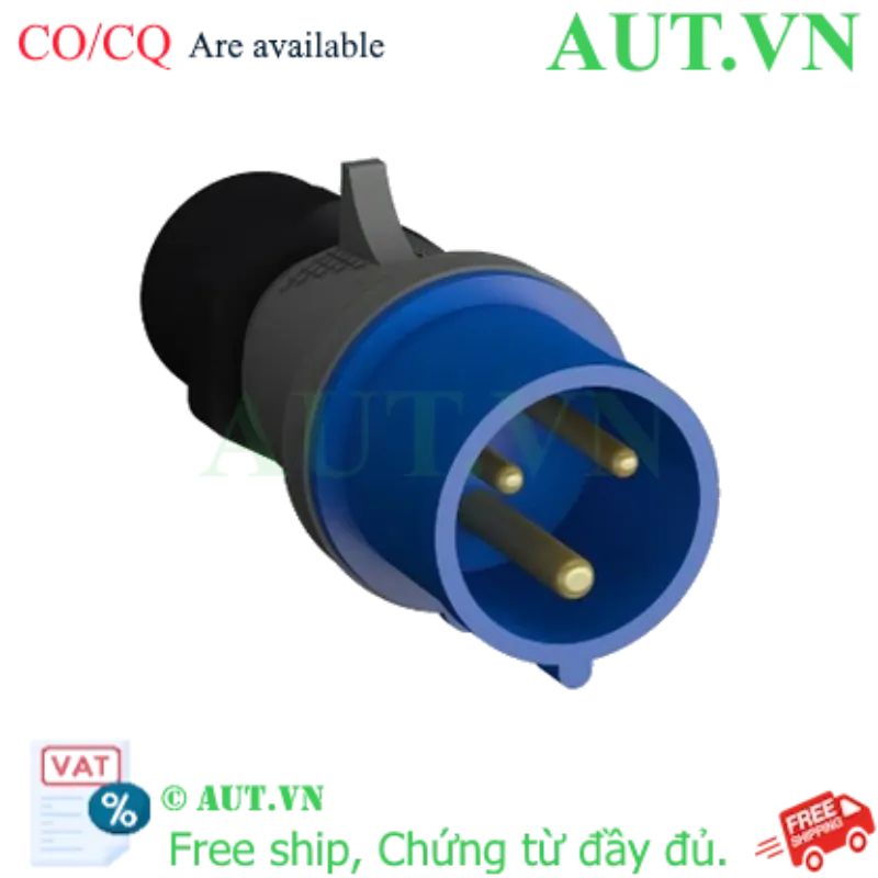 Ảnh của 2CMA102204R1000 – Phích cắm công nghiệp ABB 232BP6 32A 2P+E 220-250V IP44