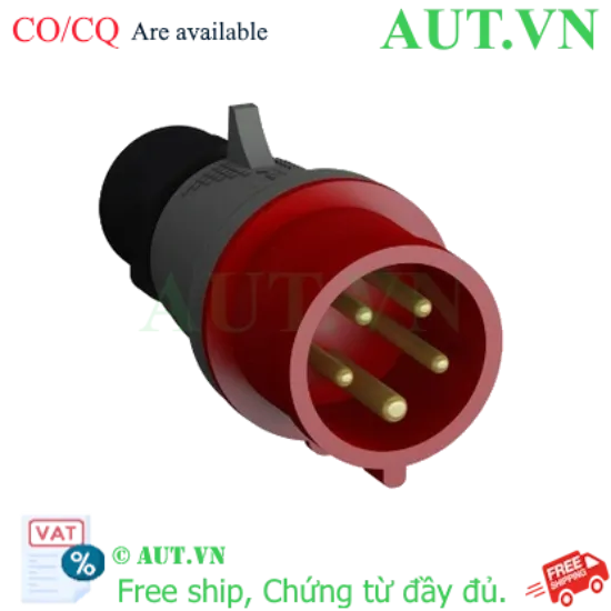 Ảnh của 2CMA102242R1000 – Phích cắm công nghiệp ABB 432BP6 32A 3P+N+E 346-415V IP44